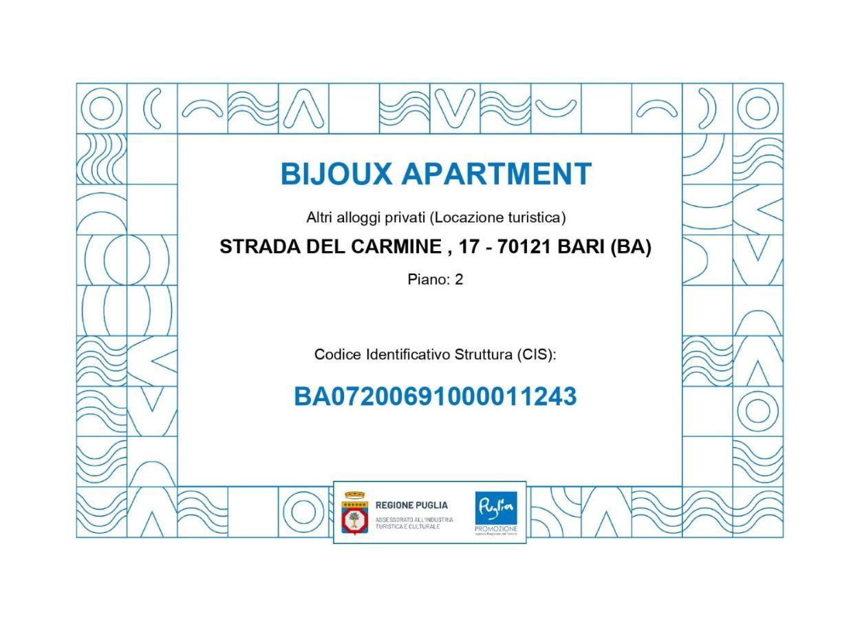 Bijoux Luxury Apartment In Old Town Bari Esterno foto